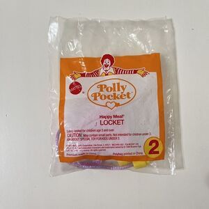 Vintage Polly Pocket Locket 1994 McDonald’s Happy Meal Toy New Sealed #2 Mattel